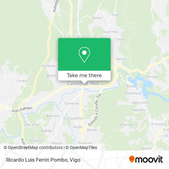Ricardo Luis Ferrin Pombo map