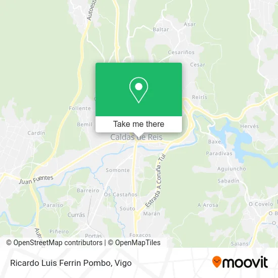 Ricardo Luis Ferrin Pombo map