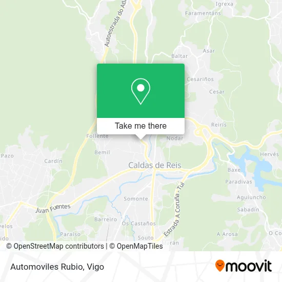 Automoviles Rubio map