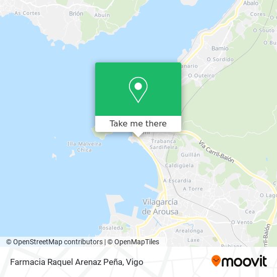 Farmacia Raquel Arenaz Peña map