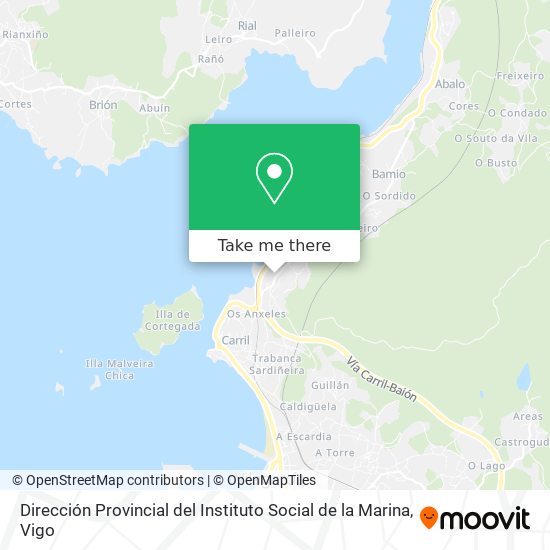Dirección Provincial del Instituto Social de la Marina map