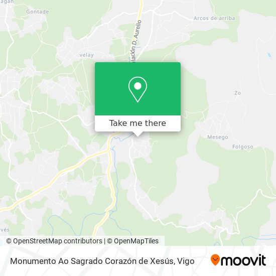 Monumento Ao Sagrado Corazón de Xesús map
