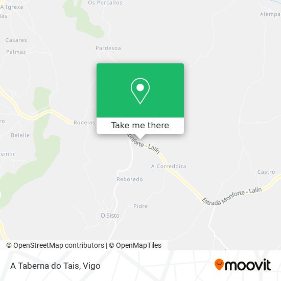 A Taberna do Tais map