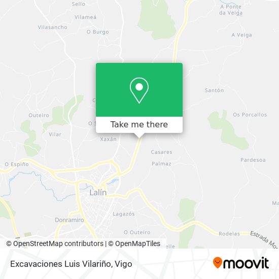 Excavaciones Luis Vilariño map