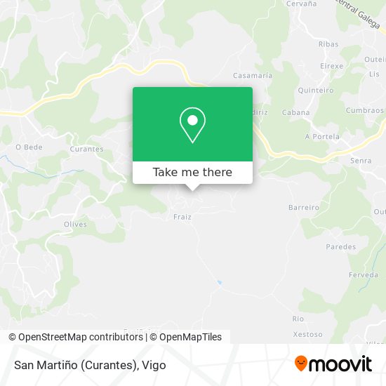 San Martiño (Curantes) map