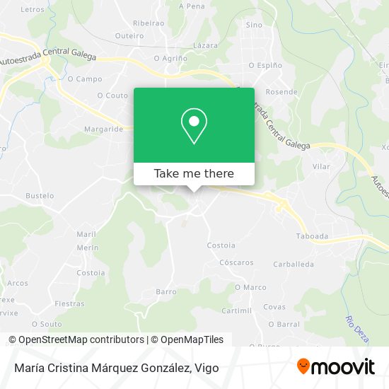 María Cristina Márquez González map