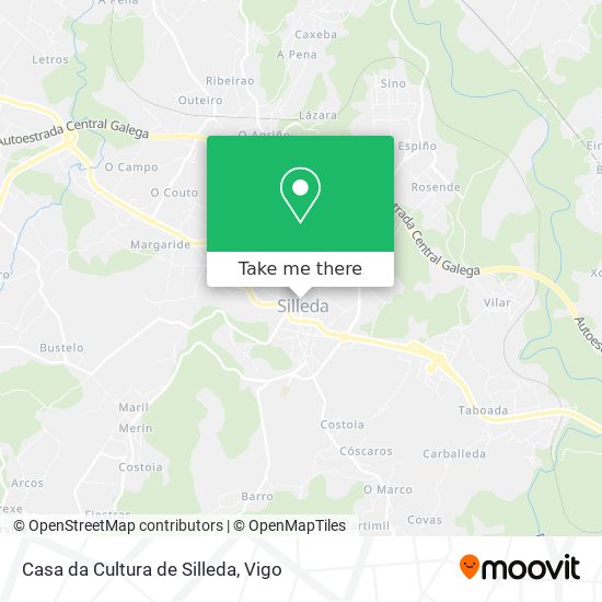 Casa da Cultura de Silleda map