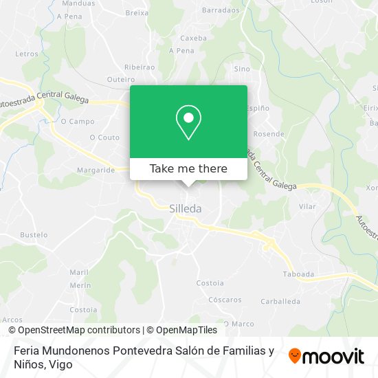 Feria Mundonenos Pontevedra Salón de Familias y Niños map