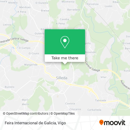Feira Internacional de Galicia map