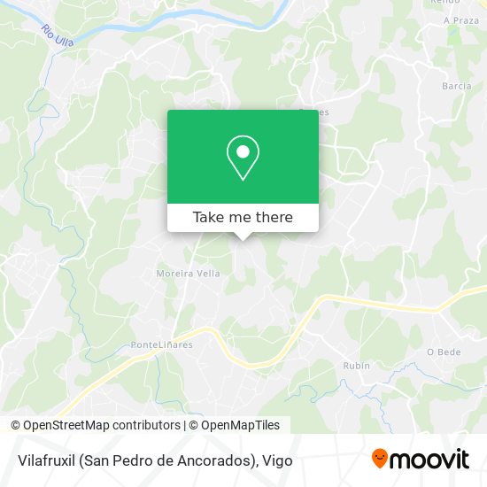 Vilafruxil (San Pedro de Ancorados) map