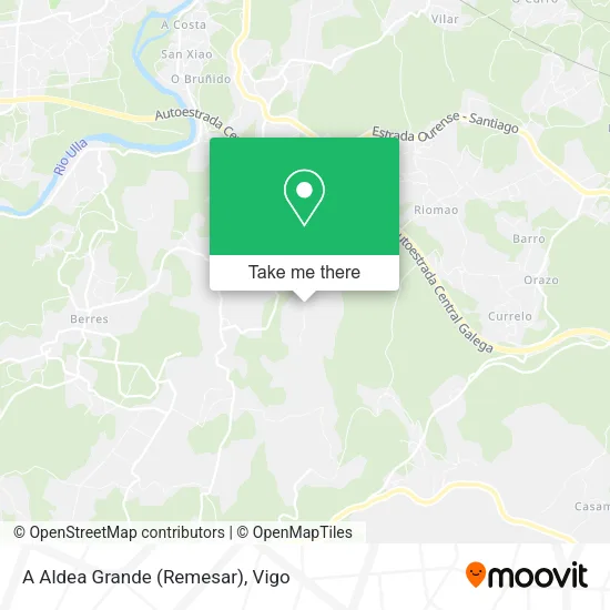 A Aldea Grande (Remesar) map