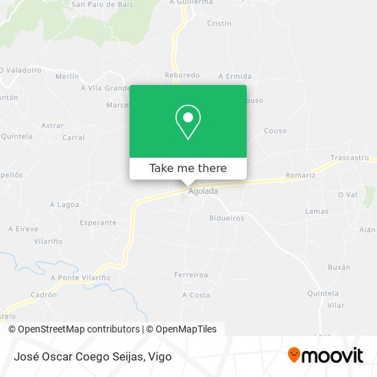 José Oscar Coego Seijas map