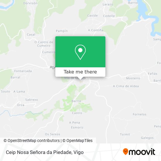 Ceip Nosa Señora da Piedade map