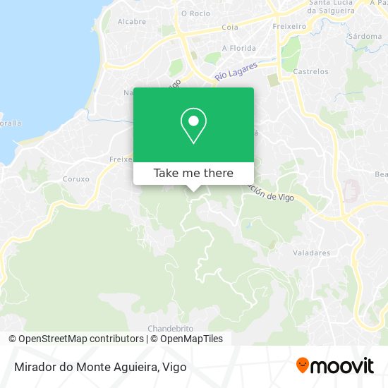 Mirador do Monte Aguieira map