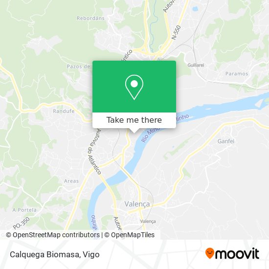 Calquega Biomasa map