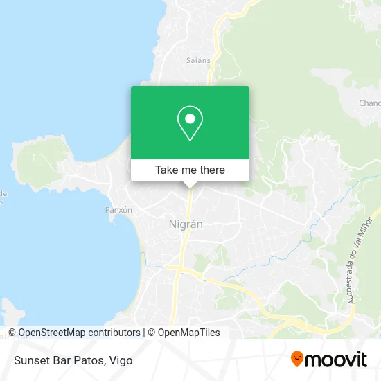 Sunset Bar Patos map