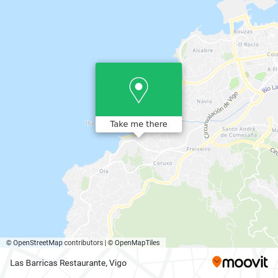 Las Barricas Restaurante map