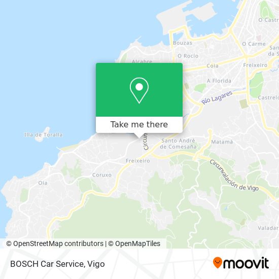 mapa BOSCH Car Service