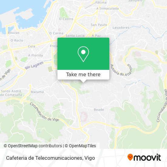 Cafeteria de Telecomunicaciones map