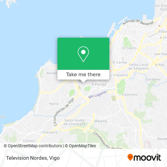 Television Nordes map