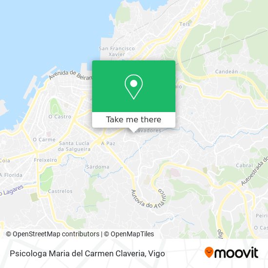 Psicologa Maria del Carmen Claveria map