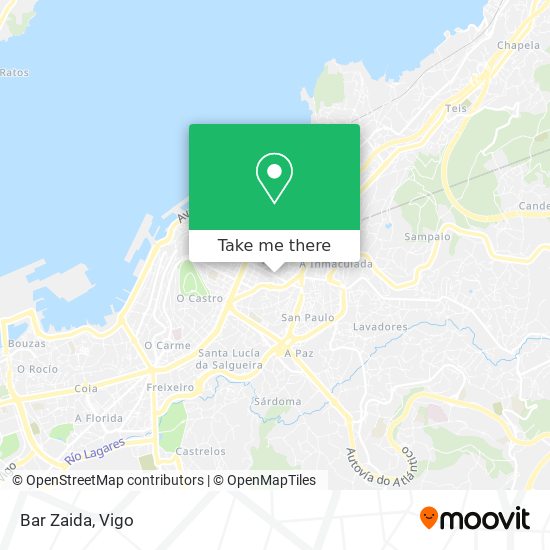 Bar Zaida map