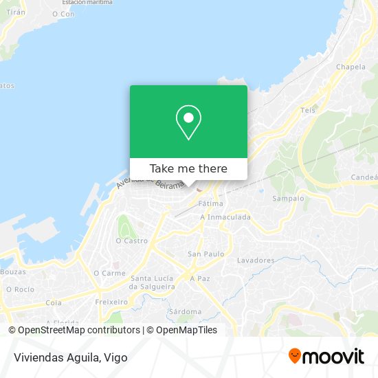 Viviendas Aguila map