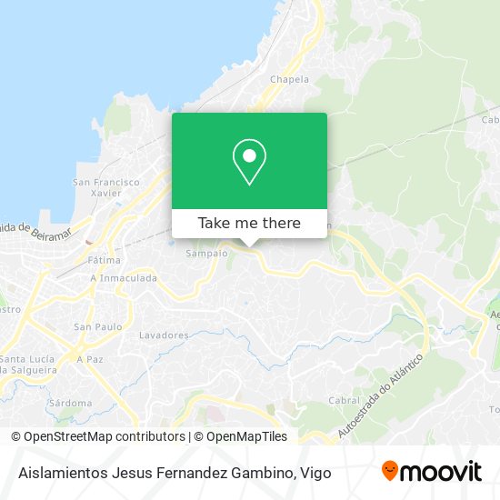 Aislamientos Jesus Fernandez Gambino map