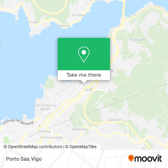 Porto Saa map