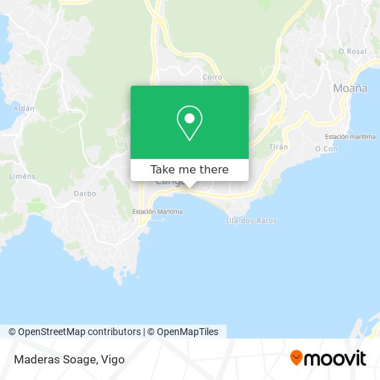 Maderas Soage map