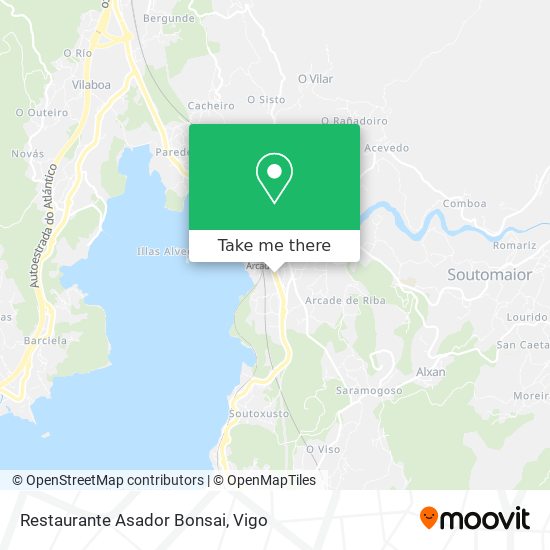 Restaurante Asador Bonsai map
