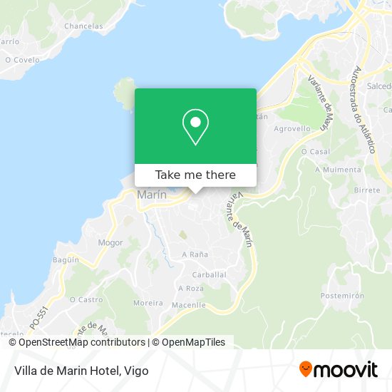 Villa de Marin Hotel map