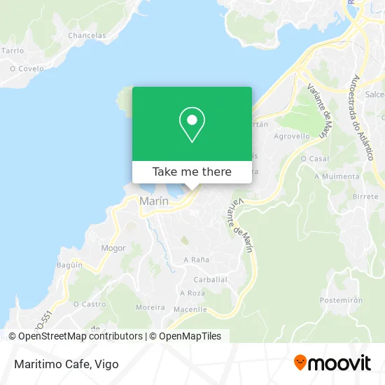 Maritimo Cafe map