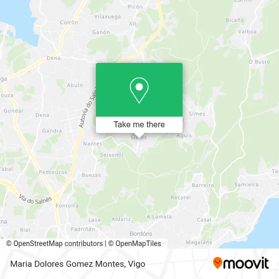 Maria Dolores Gomez Montes map