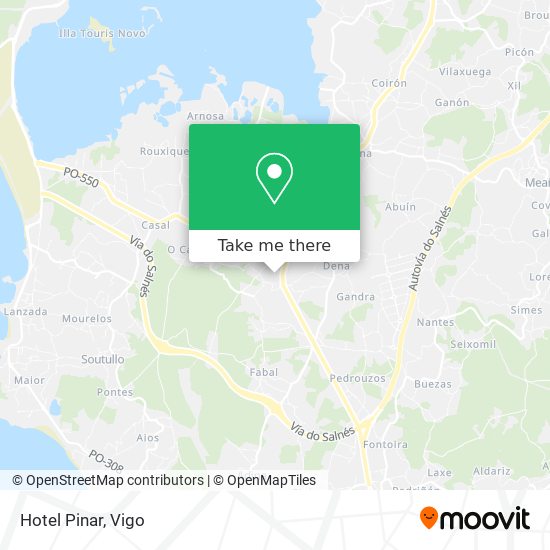 Hotel Pinar map