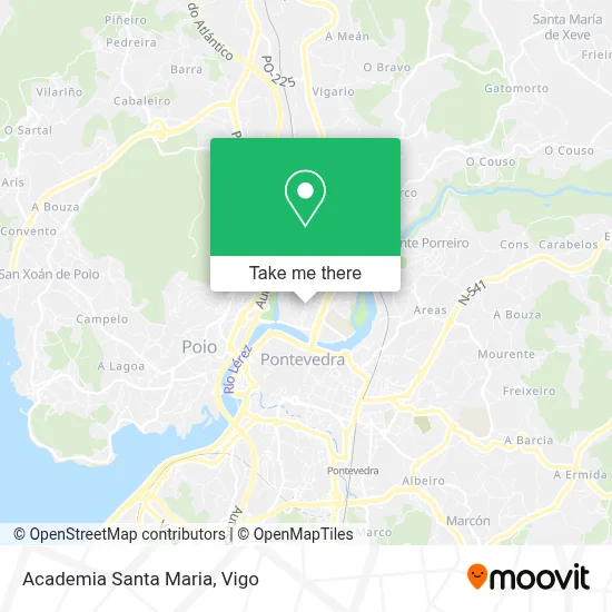 Academia Santa Maria map