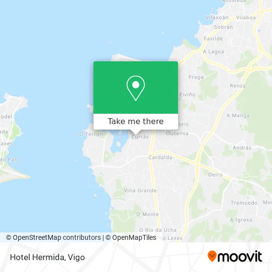 Hotel Hermida map