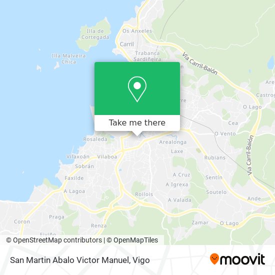 San Martin Abalo Victor Manuel map