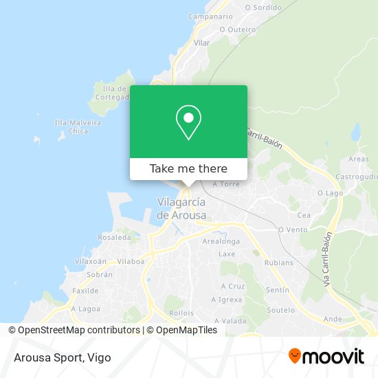 mapa Arousa Sport