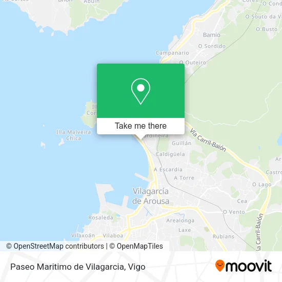 Paseo Maritimo de Vilagarcia map
