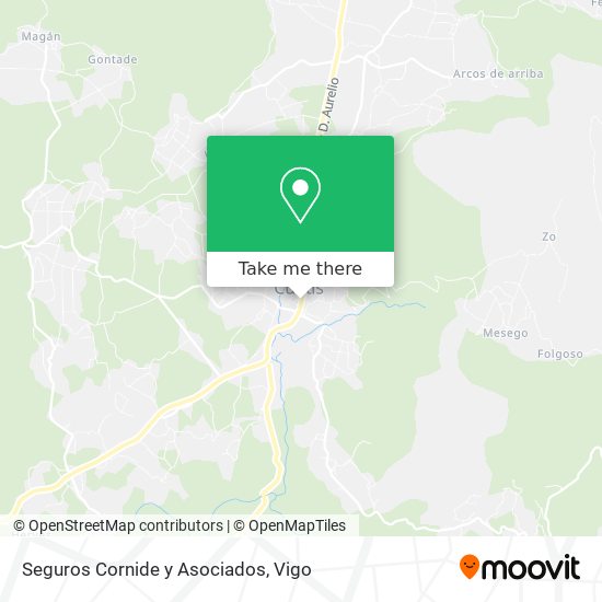 Seguros Cornide y Asociados map