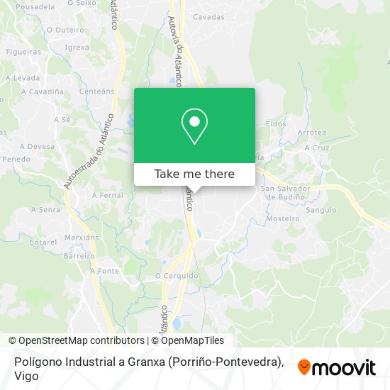 Polígono Industrial a Granxa (Porriño-Pontevedra) map