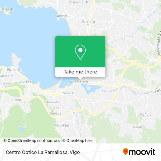 Centro Optico La Ramallosa map
