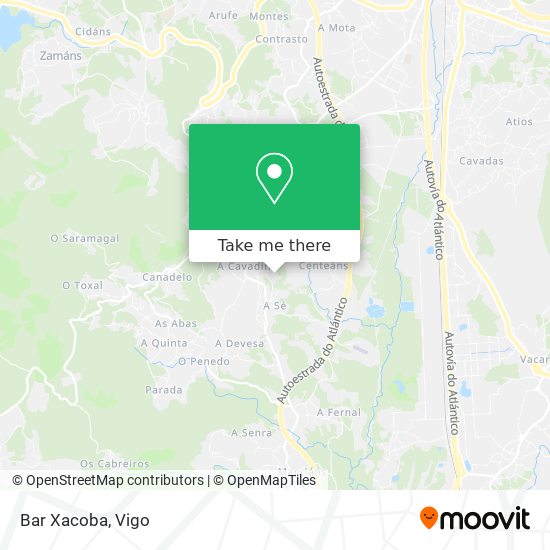 Bar Xacoba map