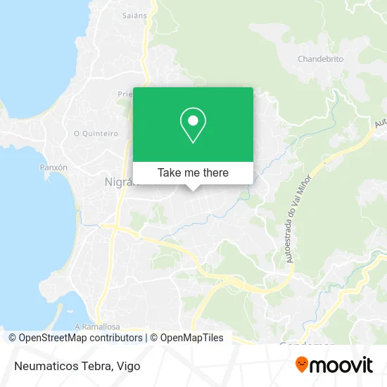 Neumaticos Tebra map