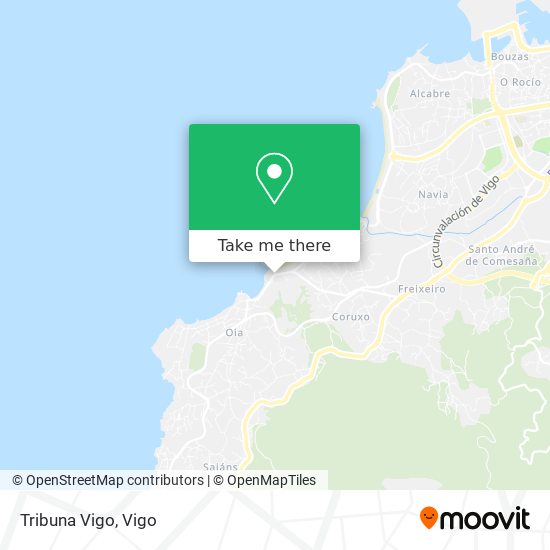 Tribuna Vigo map
