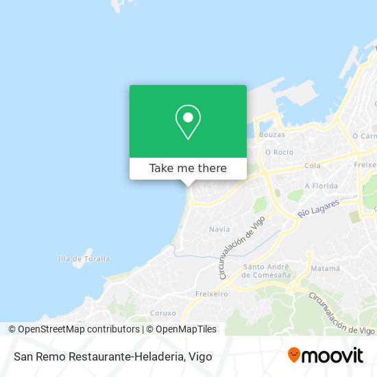San Remo Restaurante-Heladeria map