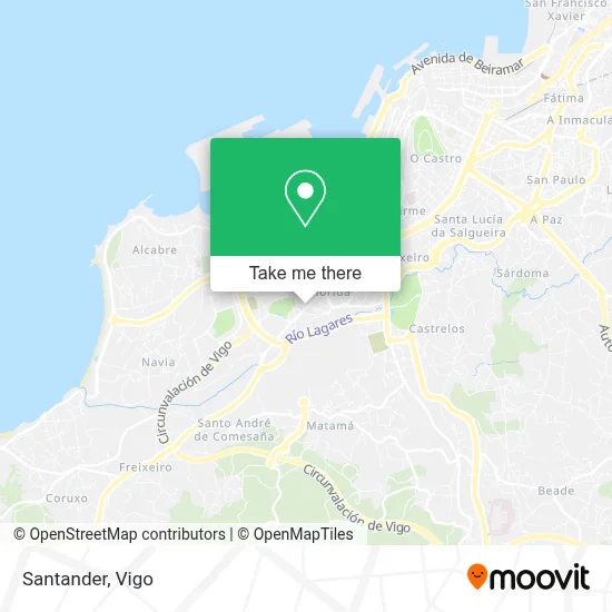 Santander map