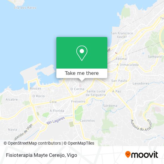 Fisioterapia Mayte Cereijo map