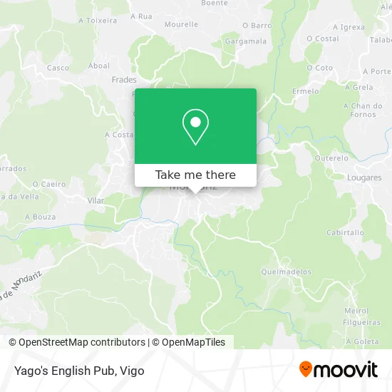 Yago's English Pub map